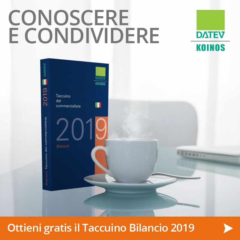 Taccuino Bilancio 2019